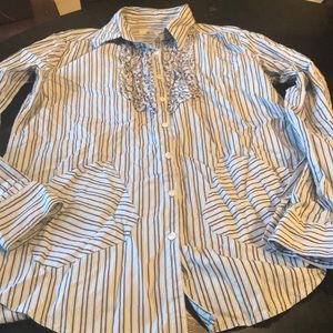 Looks Great Large Jachs Striped Shirt 👍